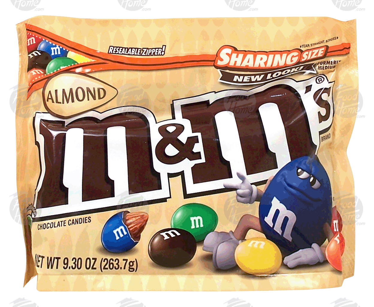 M&M's(r) Sharing Size almond chocolate covered candies Full-Size Picture